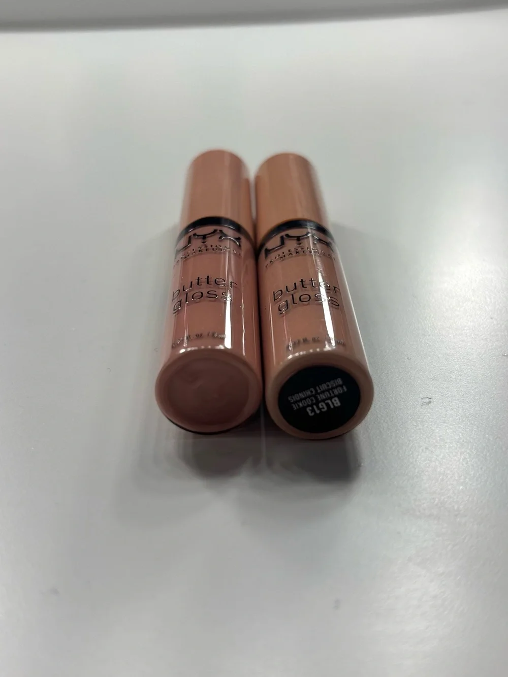 2 NYX Butter Gloss Non-Sticky Lip Gloss - Fortune Cookie
